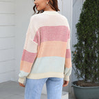 R&B | Strickpullover mit Breitem Muster Acryl Weich und Bunt