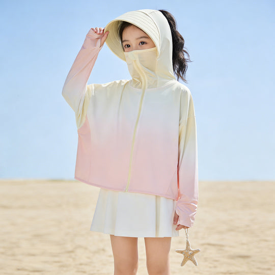 Damen Leichte und atmungsaktive Kapuzenjacke mit niedlichem Tiermotiv R&B