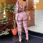 Damen Kombi-Set mit lässigem Oberteil und figurbetonten Leggings R&B