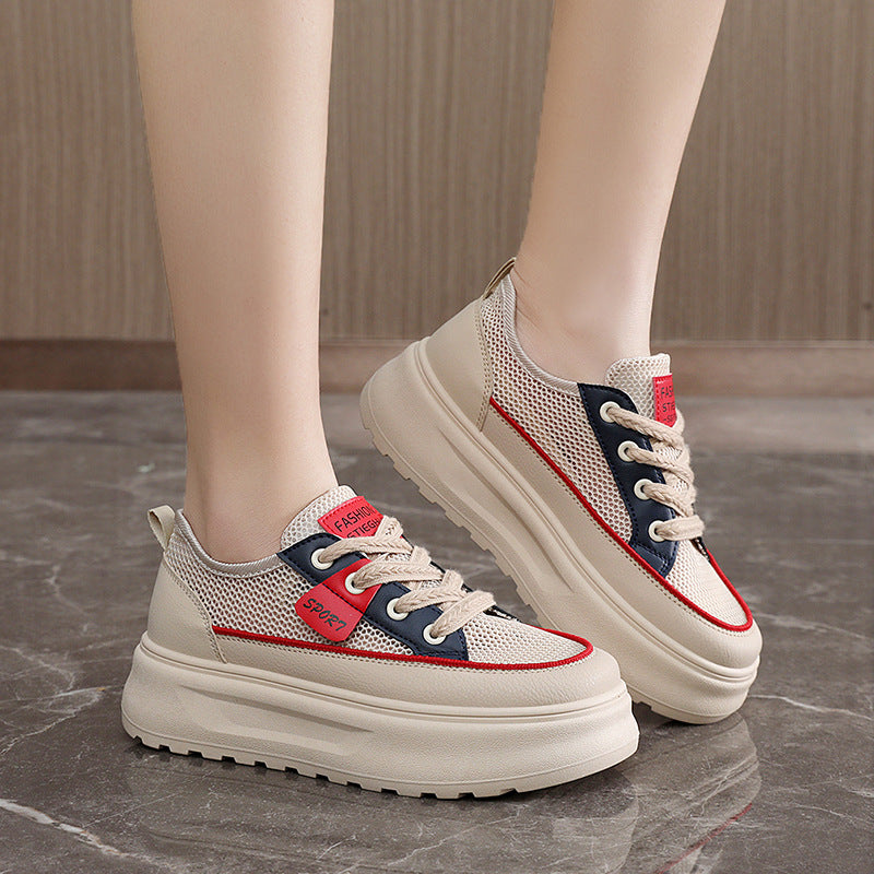 Damen Sportliche Chunky Sneakers mit atmungsaktivem Obermaterial und dämpfender Sohle R&B