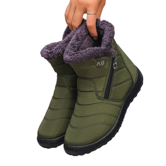 Damen Thermo-Winterstiefel mit kuscheligem Innenfutter und seitlichem Reißverschluss R&B