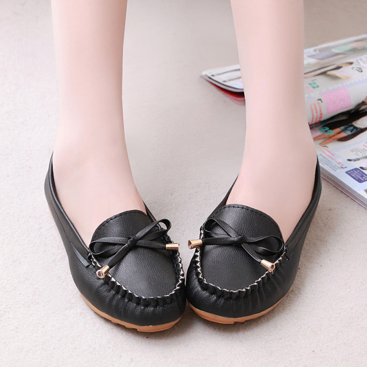Damen Mokassin Slipper mit elegantem Schleifen-Detail und komfortabler Innensohle R&B