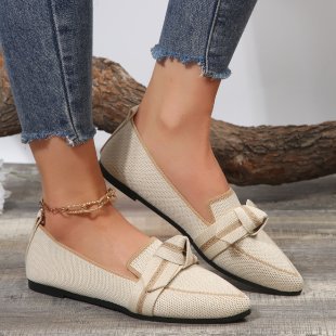 Damen bequeme Slip-On Mokassins mit modischen Details R&B