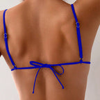 Damen Triangel-Bikini mit zartem Wickeldetail und raffinierten Trägern R&B