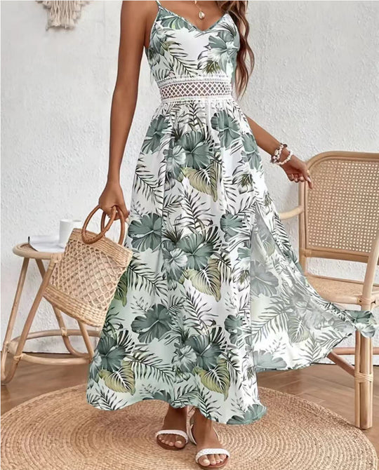 R&B | Elegantes bedrucktes Kleid