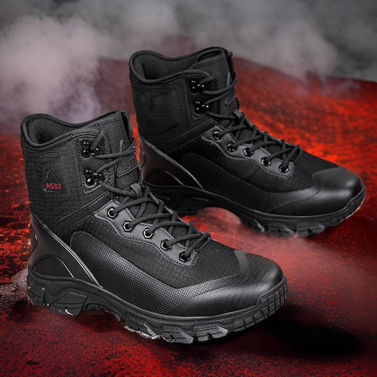 Herren Hochleistungs Trekkingstiefel mit rutschfester Sohle und atmungsaktivem Obermaterial R&B