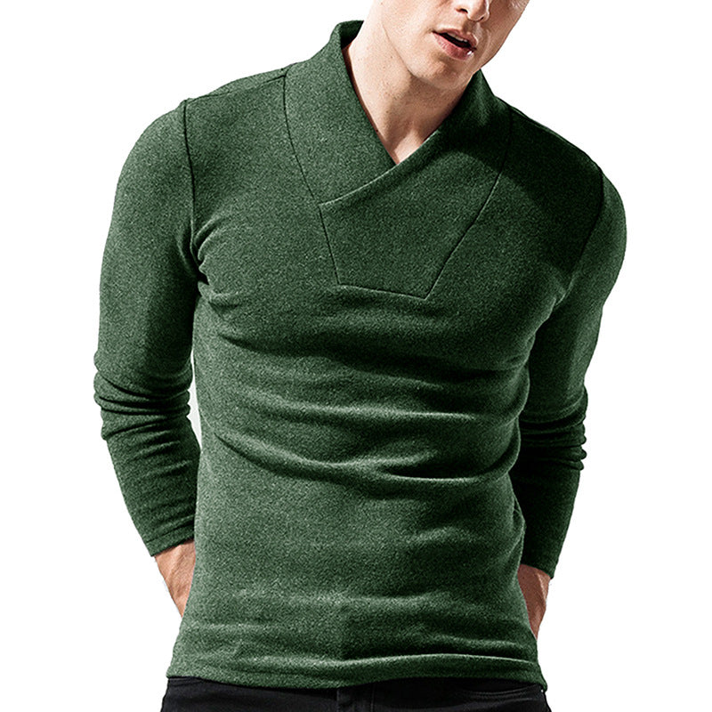 R&B | Slim Passform Wolle Asymmetrischer Kragen Minimalistisches Design