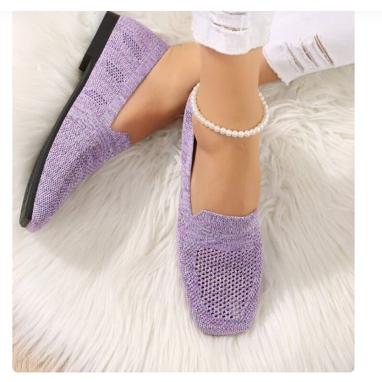 Damen Slip-On Ballerinas mit Leopardenmuster und atmungsaktivem Obermaterial R&B
