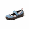 Damen Sportliche Ballerinas mit verstellbarem Riemen und rutschfester Sohle R&B