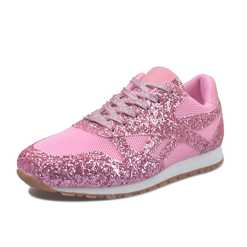 Damen Glänzende Sneaker