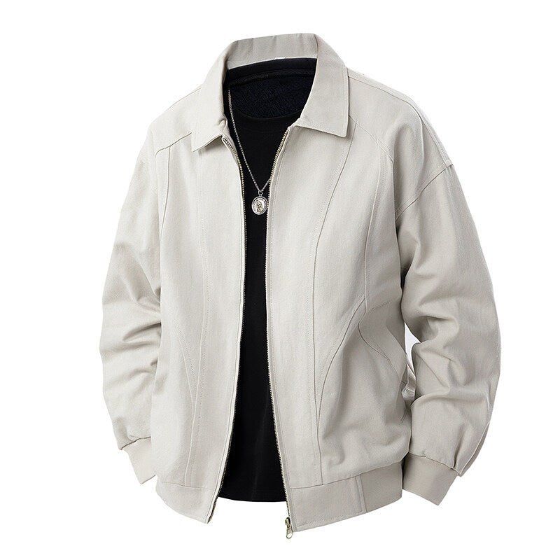 Damen modische Übergangsjacke mit elastischen Bündchen und praktischen Taschen R&B