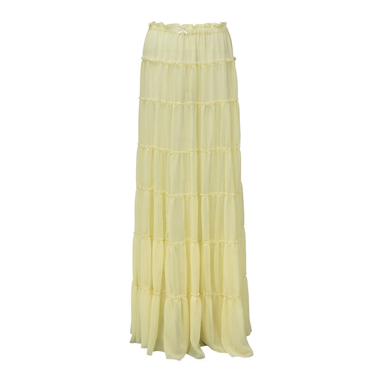 Damen luftiges Strandkleid mit Rüschen R&B