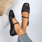 Damen elegante und atmungsaktive Ballerinas R&B