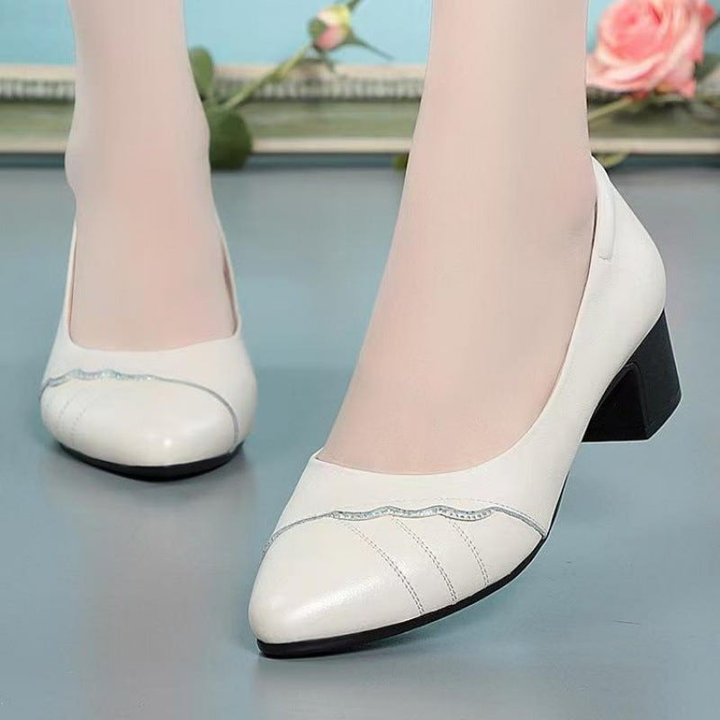 Damen Elegante Pumps mit modischem Blockabsatz und detailverliebtem Obermaterial R&B