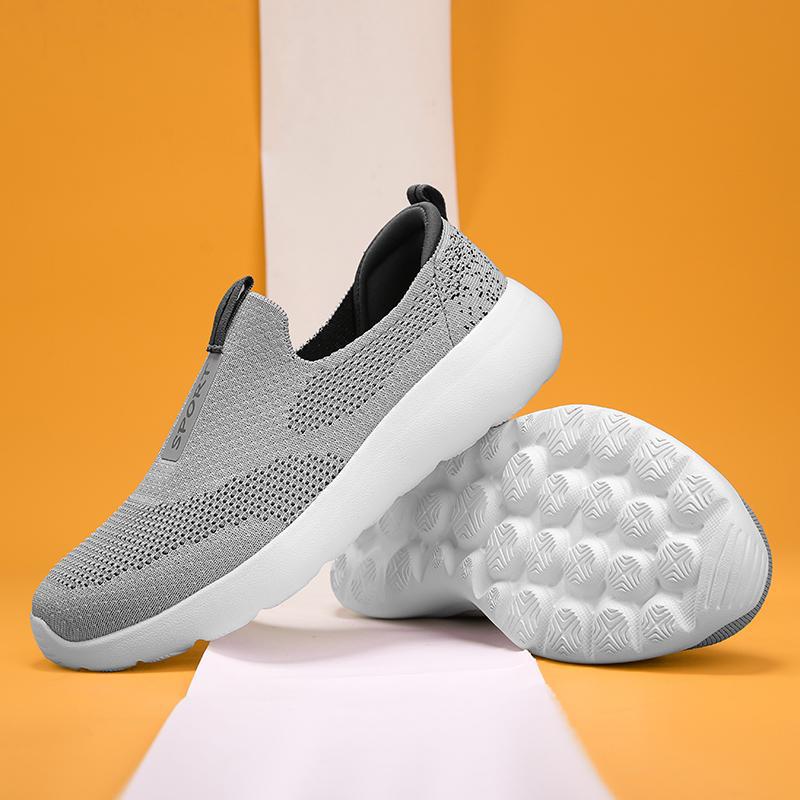 Damen Einfache und atmungsaktive Slip-On Sneakers R&B