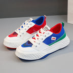 Damen Sportliche Sneaker mit atmungsaktiver Mesh-Oberfläche und farbenfrohem Design R&B