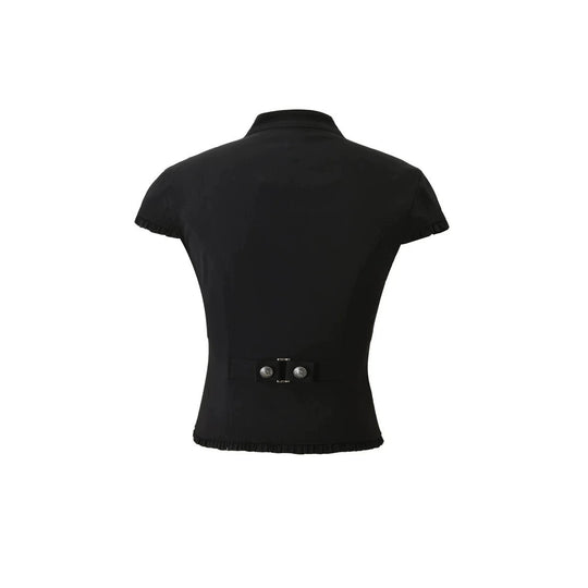 Damen Elegantes Blazer-Oberteil mit asymmetrischem Ausschnitt R&B