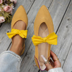Damen spitzen Ballerinas mit eleganter Schleifenapplikation R&B