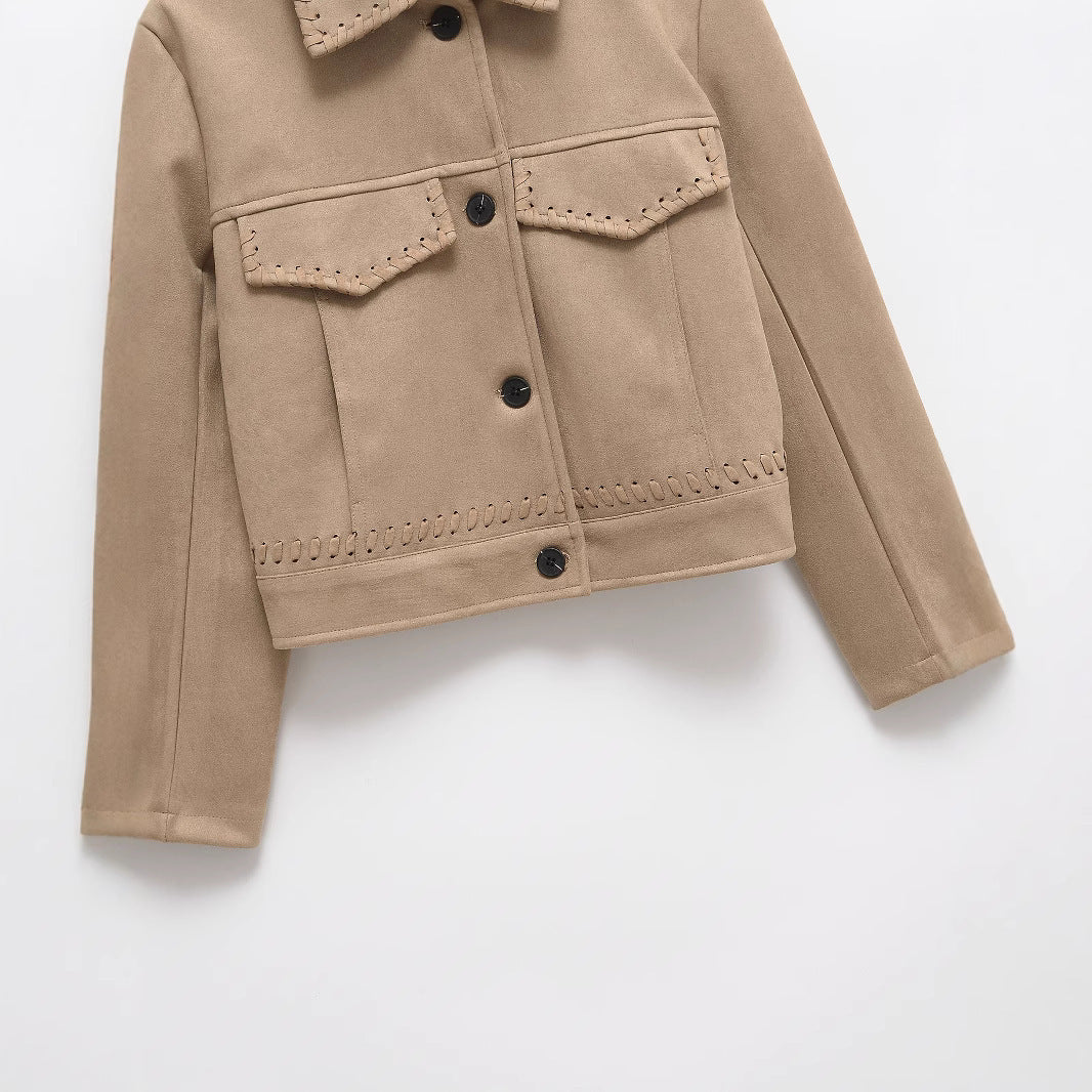 Damen modische Kurzjacke R&B
