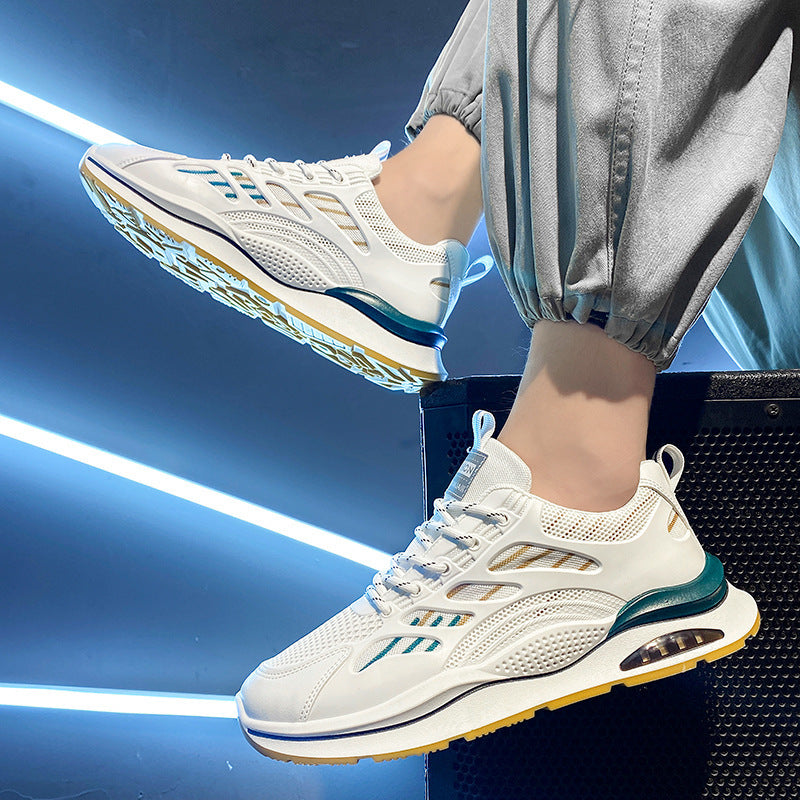 Damen Sportliche Lauf-Sneaker mit atmungsaktiver Mesh-Oberfläche und dämpfender Sohle R&B