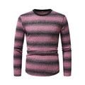 Herren Langarmshirt mit modernem Streifenmuster und komfortablem Schnitt
