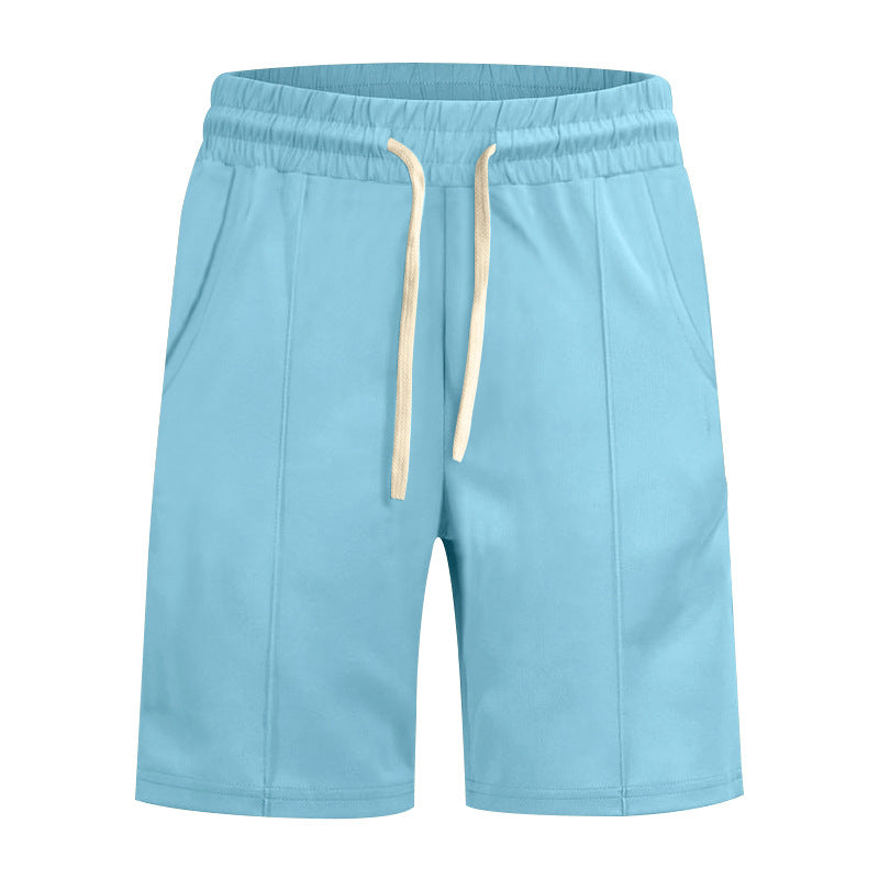 Herren nan kurze Freizeithose aus Baumwollmischung mit elastischem Bund und Kordelzug R&B