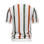 Herren nan kurzärmeliges Strickpolo mit Reverskragen und strukturierter Maschenware R&B