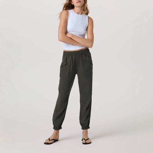 Damen lässige Freizeithose mit seitlichen Taschen R&B