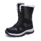 Damen Thermisch isolierte Winterstiefel mit rutschfester Profilsohle und kuscheligem Innenfutter R&B