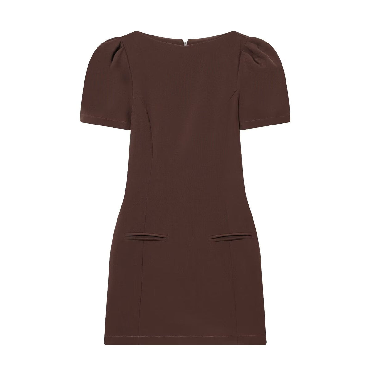 Damenkleid mit Puffärmeln und tailliertem Schnitt R&B