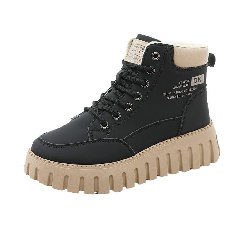 Damen Trendige High-Top Sneakers mit rutschfester Sohle und komfortabeler Dämpfung R&B