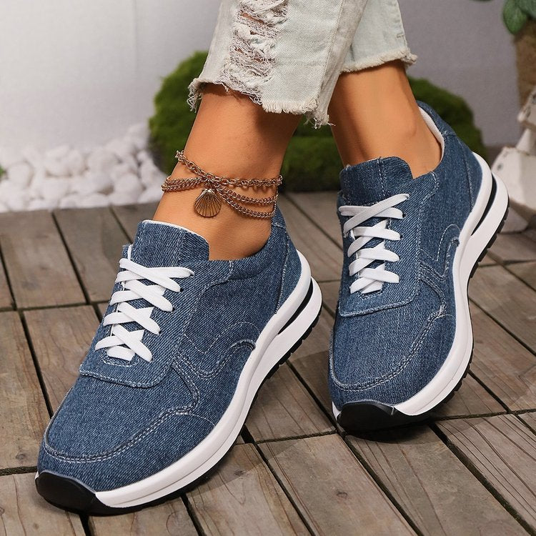Damen Komfortable Freizeitsneaker