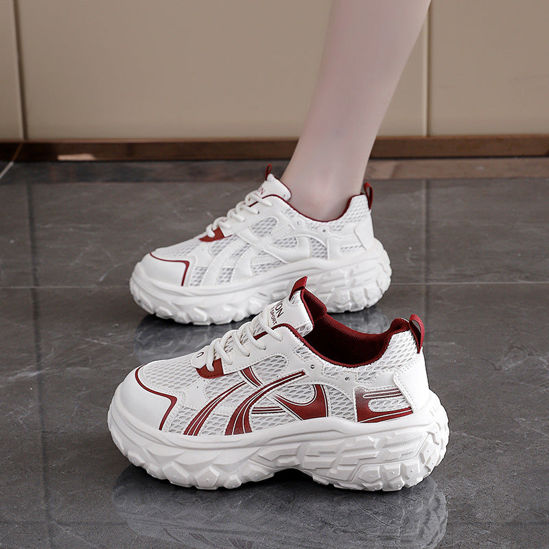 Damen Sportliche Chunky Sneaker mit atmungsaktivem Mesh-Obermaterial und federleichtem Dämpfungssystem R&B