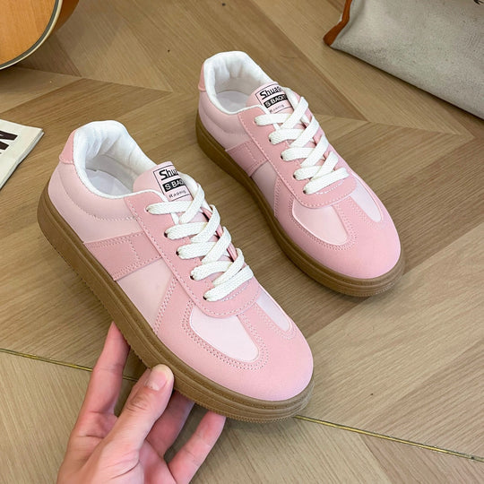 Damen Sportliche Sneakers mit rutschfester Sohle und atmungsaktiver Oberflächenstruktur R&B