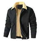 Herren modische Jacke mit luxuriösem Fleecefutter