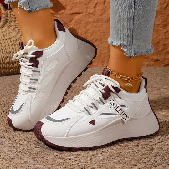Damen Sportliche Sneaker mit atmungsaktiven Einsätzen R&B