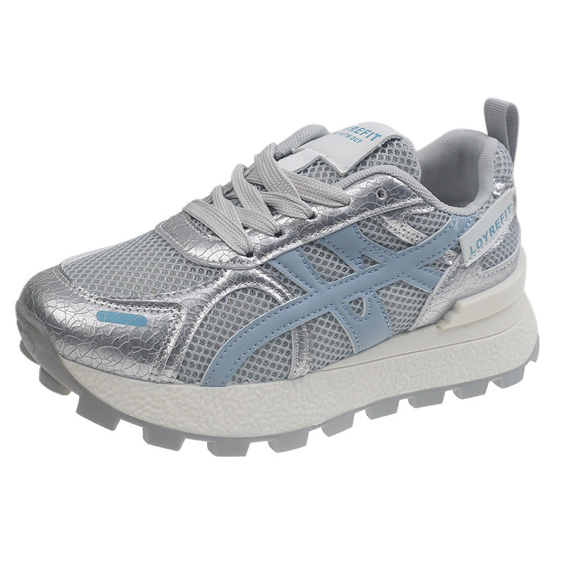 Damen Sportliche Lauf-Sneaker mit atmungsaktivem Mesh-Obermaterial und rutschfester Sohle R&B