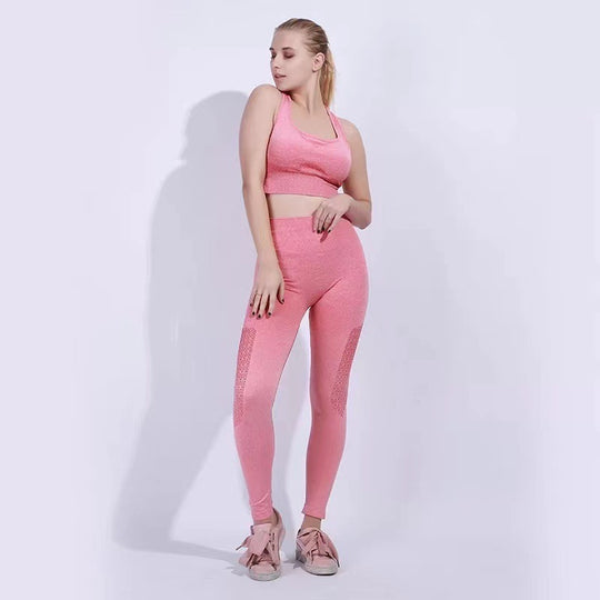 Damen Sportliches Fitness-Set mit atmungsaktivem Material und hoher Flexibilität R&B