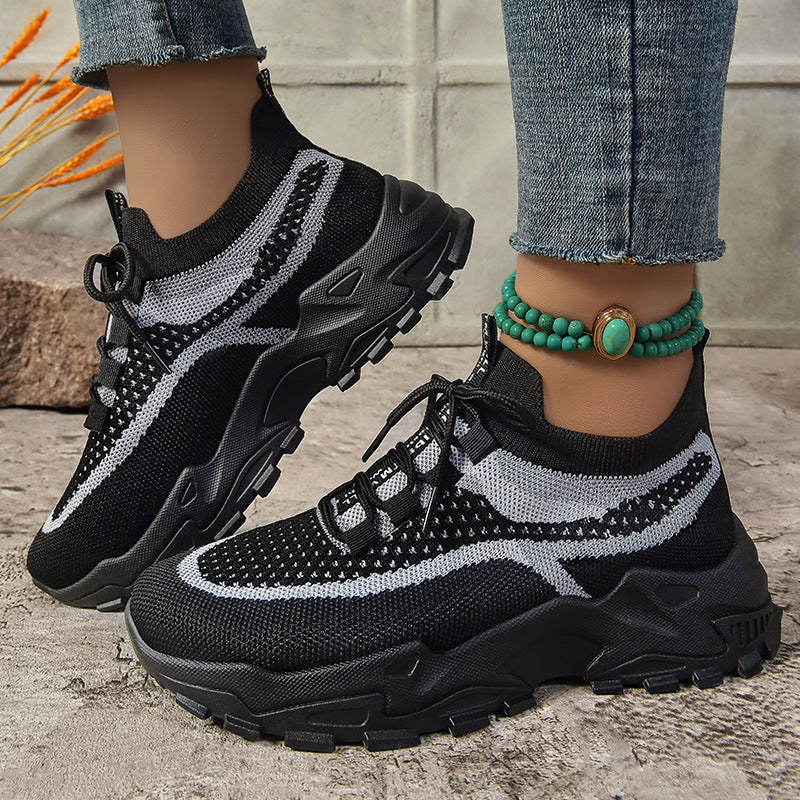 Damen Sportliche High-Performance Sneakers mit atmungsaktivem Mesh-Obermaterial und flexiblem Sohlen-Design R&B