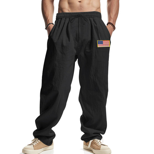 Herren lässige Cargo-Hose mit verstellbarem Bund und praktischen Seitentaschen R&B