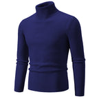Herren Rollkragenpullover aus hochwertiger Rippenstrickqualität R&B