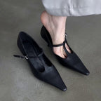Damen elegante Slingback-Pumps mit modischem Schlitzdesign R&B