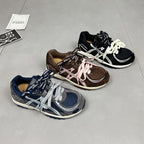 Damen sportliche Lauf-Sneaker mit dämpfender Sohlenkonstruktion und atmungsaktiver Mesh-Oberfläche R&B