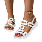 Damen Sportliche Sandalen mit modischem Riemendesign und komfortablem Fußbett R&B