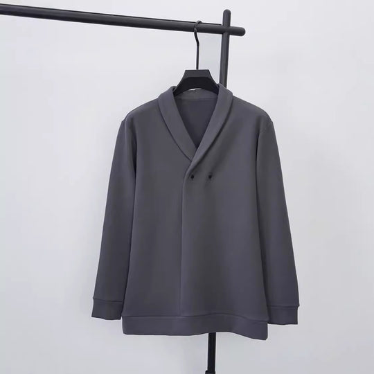 Herren Freizeitjacke mit modernem Schalkragen und praktischen Knöpfen R&B