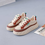 Damen Stilvolle Chunky Sneakers mit atmungsaktiver Sohle und bequemer Dämpfung R&B