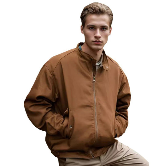 Herren lässige Outdoor-Jacke mit praktischen Taschen und atmungsaktivem Innenfutter R&B