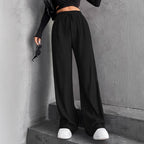 Damen weite Plisseehose R&B