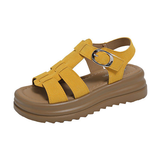 Damen komfortable Sandalen mit stylischem Riemendesign R&B