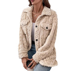 Damen Strickjacke mit Struktur und aufgesetzten Taschen R&B